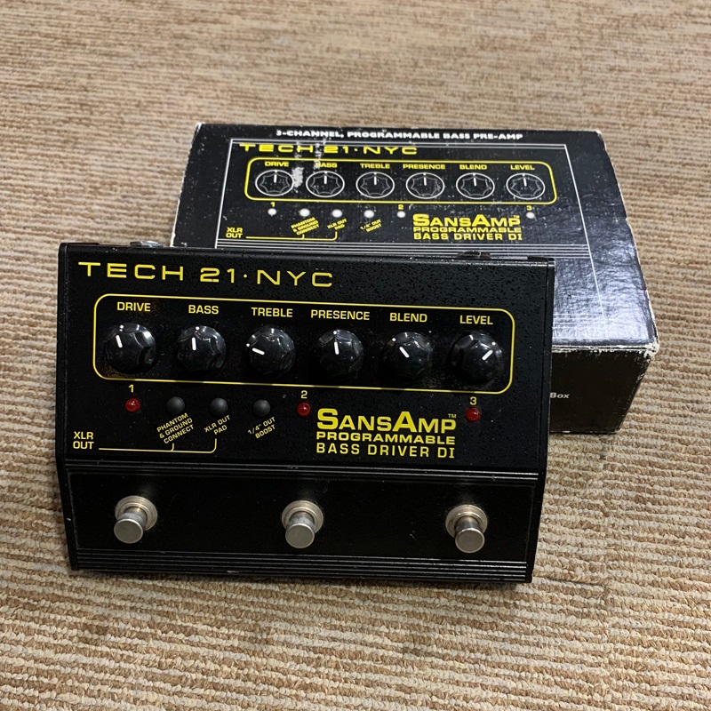 TECH21 SANSAMP Programable Bass Driver D.I.の画像